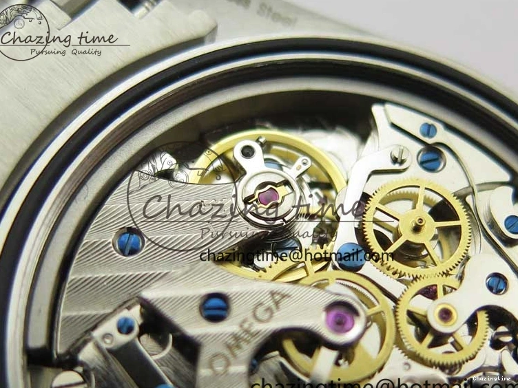 0416 Speedmaster SS Snoopy Apollo OMF Best Edition White Dial on SS Bracelet Venus EasyCare 7877